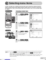 Предварительный просмотр 13 страницы Sharp 29H-FX3M Operation Manual