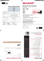 Preview for 1 page of Sharp 32BB1I Quick Start Setup Manual