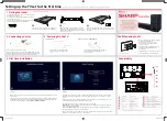 Preview for 2 page of Sharp 32BB1I Quick Start Setup Manual