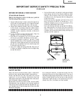 Предварительный просмотр 3 страницы Sharp 32C230 Service Manual