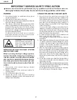 Preview for 2 page of Sharp 32C231 Service Manual