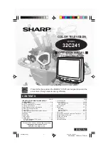 Предварительный просмотр 1 страницы Sharp 32C241 Operation Manual