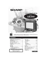 Предварительный просмотр 1 страницы Sharp 32C540 Operation Manual