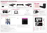 Preview for 2 page of Sharp 32EA2K Quick Start Setup Manual