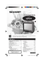 Sharp 32F641 Operation Manual предпросмотр