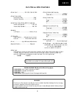 Preview for 2 page of Sharp 32HW-57E ES Service Manual