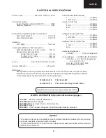 Preview for 3 page of Sharp 32JF-76E Service Manual