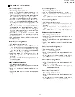 Предварительный просмотр 11 страницы Sharp 32L-S500 Service Manual