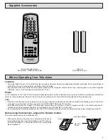 Preview for 5 page of Sharp 32N-S500 Operation Manual