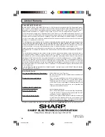 Preview for 48 page of Sharp 32NS350 Operating Manual