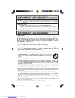 Предварительный просмотр 3 страницы Sharp 32R-S400 Operation Manual