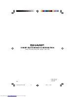 Предварительный просмотр 48 страницы Sharp 32R-S400 Operation Manual