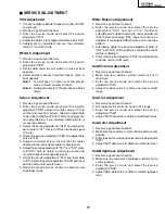 Предварительный просмотр 11 страницы Sharp 32R-S400 Service Manual