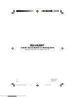 Preview for 56 page of Sharp 32R-S450 Operation Manual