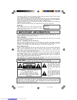 Предварительный просмотр 2 страницы Sharp 32R-S480 Operation Manual