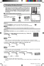 Preview for 12 page of Sharp 32SC260 Operation Manual