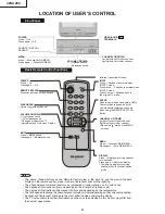 Предварительный просмотр 4 страницы Sharp 32SC260 Service Manual