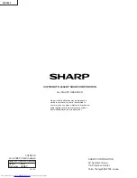 Preview for 42 page of Sharp 32SF560 Service Manual