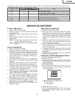 Preview for 9 page of Sharp 32SF56B Service Manual