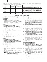 Preview for 16 page of Sharp 32SF670 Service Manual