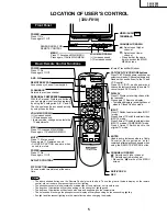 Предварительный просмотр 5 страницы Sharp 32U-F500 Service Manual