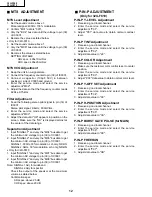 Предварительный просмотр 12 страницы Sharp 32U-F500 Service Manual