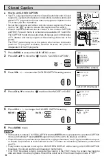 Предварительный просмотр 14 страницы Sharp 32U-S50 Operation Manual