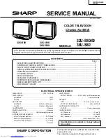 Sharp 32U-S50 Service Manual предпросмотр