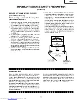 Предварительный просмотр 3 страницы Sharp 32UF6 Service Manual