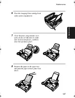 Предварительный просмотр 129 страницы Sharp 340L - UX B/W Thermal Transfer Operation Manual