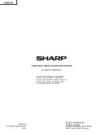 Предварительный просмотр 87 страницы Sharp 34N-WF5H Service Manual