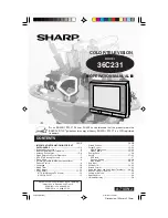 Предварительный просмотр 1 страницы Sharp 36C231 Operation Manual