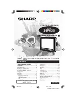 Sharp 36F630 Operation Manual предпросмотр