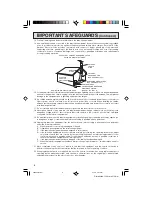 Предварительный просмотр 4 страницы Sharp 36F630 Operation Manual