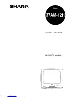 Sharp 37AM-12H Operation Manual preview