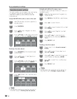 Предварительный просмотр 23 страницы Sharp 37D40U - LC - 37" LCD TV Operation Manual