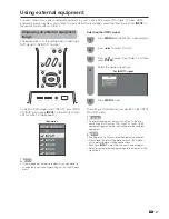 Предварительный просмотр 28 страницы Sharp 37D40U - LC - 37" LCD TV Operation Manual