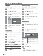 Предварительный просмотр 31 страницы Sharp 37D40U - LC - 37" LCD TV Operation Manual