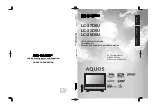 Sharp 37D6U - LC - 37" LCD TV Operation Manual preview