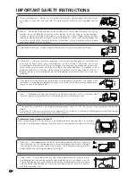 Предварительный просмотр 5 страницы Sharp 37D7U - LC - 37" LCD TV Operation Manual