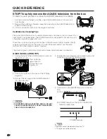 Предварительный просмотр 7 страницы Sharp 37D7U - LC - 37" LCD TV Operation Manual