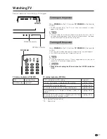 Предварительный просмотр 18 страницы Sharp 37D7U - LC - 37" LCD TV Operation Manual