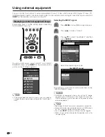 Предварительный просмотр 53 страницы Sharp 37D7U - LC - 37" LCD TV Operation Manual