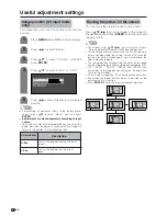 Предварительный просмотр 65 страницы Sharp 37D7U - LC - 37" LCD TV Operation Manual