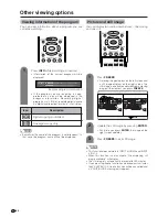 Предварительный просмотр 85 страницы Sharp 37D7U - LC - 37" LCD TV Operation Manual