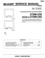 Sharp 37DM-23S Service Manual preview