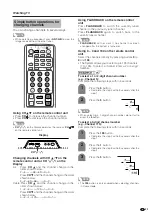 Предварительный просмотр 24 страницы Sharp 37HV4U - LC - 37" LCD TV Operation Manual