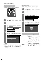 Предварительный просмотр 41 страницы Sharp 37HV4U - LC - 37" LCD TV Operation Manual