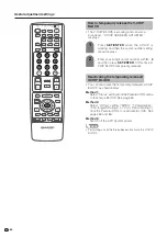 Предварительный просмотр 67 страницы Sharp 37HV4U - LC - 37" LCD TV Operation Manual