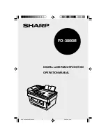 Preview for 1 page of Sharp 3800M - B/W Laser - All-in-One Operation Manual